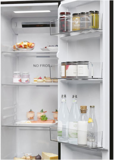 Haier Side-by-Side Kühlschrank 511Es NoFrost H177.5xB90.8xT65.9cm. Schwarz HSR5918DIPB