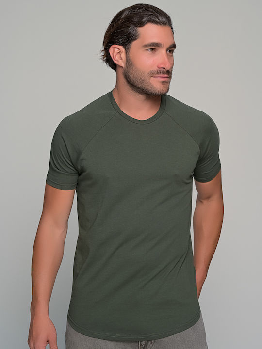 Passagi Polo Short Sleeve Blouse in Cypress Green