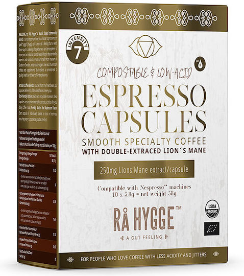 Rå Hygge Капсули Еспресо Съвместими с машина Nespresso 10капси