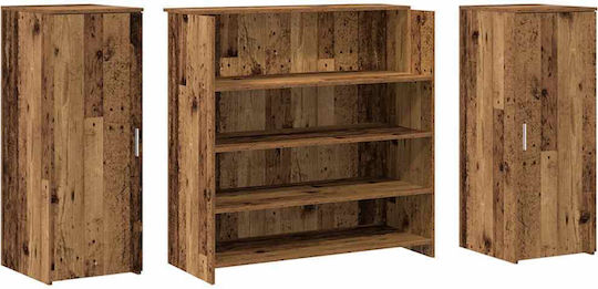 vidaXL Professionelles Büroempfang P180xB50xH103,5cm mit Schrank