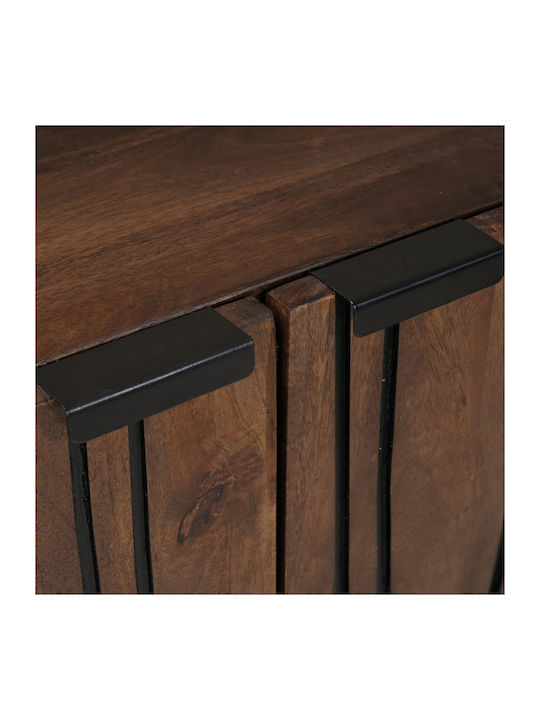 Sideboard made of Solid Wood with Drawers Brown 60x33.5x100cm