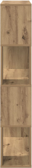 Библиотека Масивен Дъб 80x24x124см