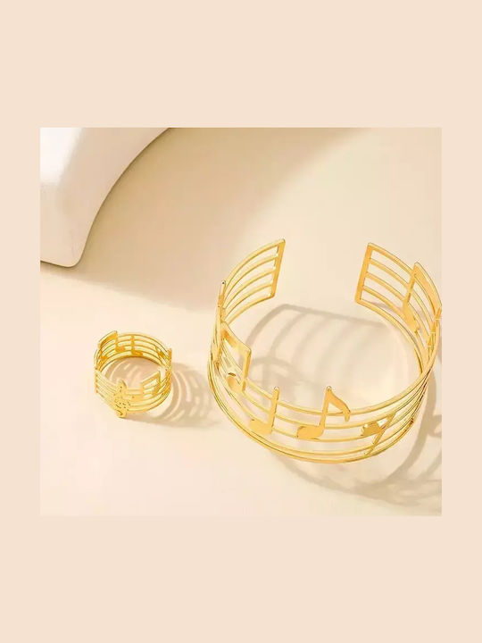 Set Rings Gold Plated