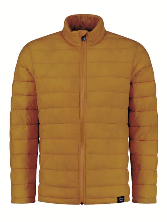 Geacă de Iarnă Puffer Galben JNB24-00001-030