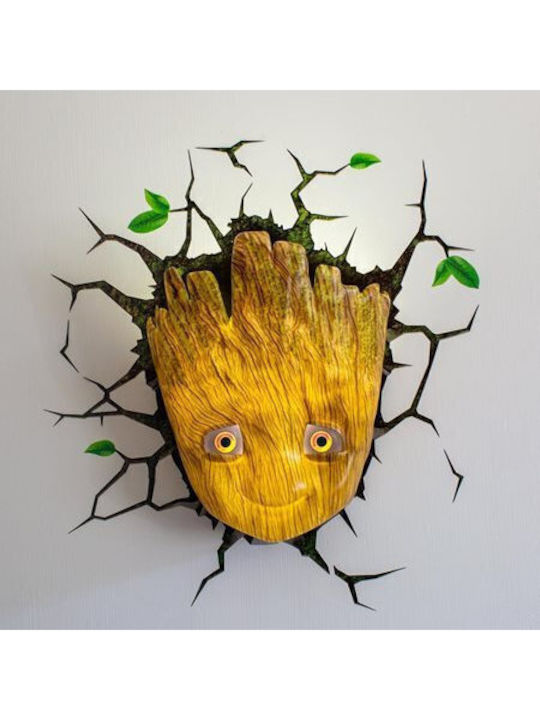 3DLightFX Led Kids Wall Light Baby Groot 3DLightFX Led Kids Wall Light Baby Groot