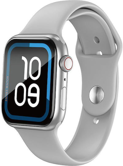 XO M50 Pro Smartwatch with Heart Rate Monitor (Silver)