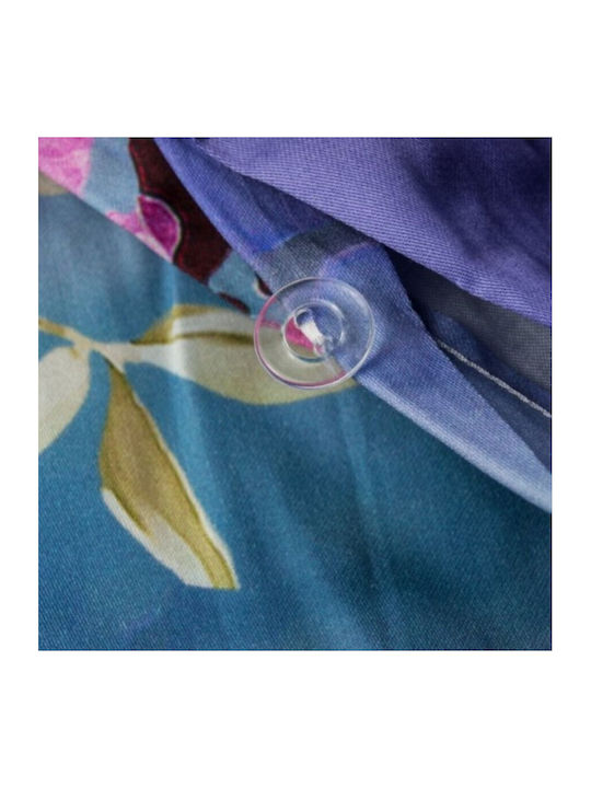 Tac Set Husă de Pilotă Dublă cu 4 Fețe de Pernă & 1 Cearsaf 200x220 Violet