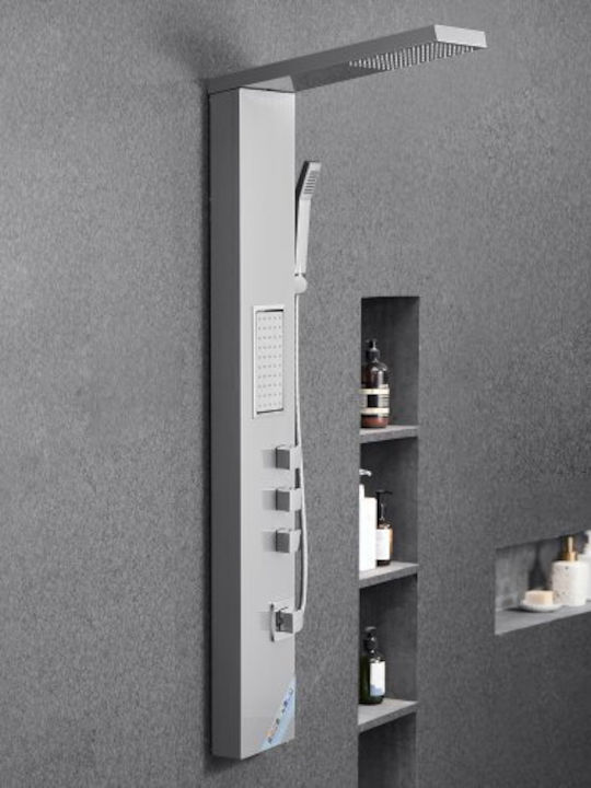 Vevor Shower Column without Mixer 134.5cm Gray