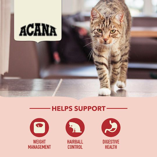 Acana Indoor Entrée Dry Food Grain-Free & Gluten-Free for Adult Sterilized Cats with Turkey 4.5kg