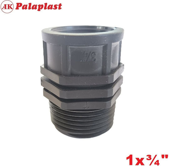 Palaplast 3355/0302 Свиване с Мъже-жени Резба 25.4x19мм
