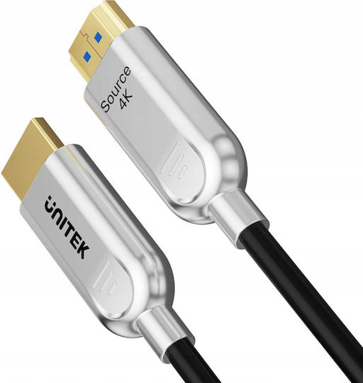 Unitek HDMI 2.0 Premium High Speed 4K 60Hz HDR Cable HDMI male - HDMI male 20m Μαύρο