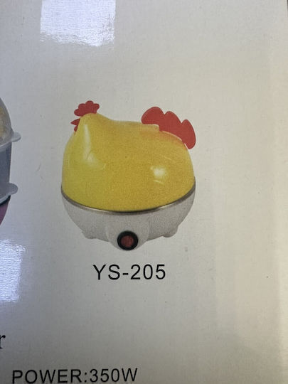 Egg Cooker 7 Egg Capacity 350W Yellow