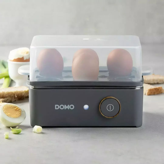 Domo Βραστήρας Αυγών 10 Θέσεων 400W Γκρι