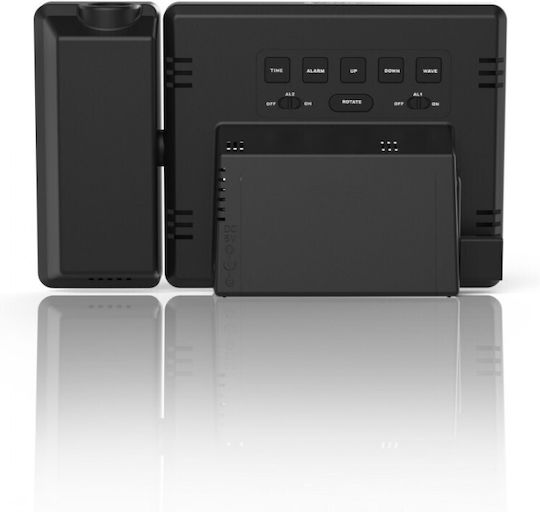 HAMA Ceas De Masă Digital Din Plastic Cu Ceas Deșteptător Și Radio Negru 00186332