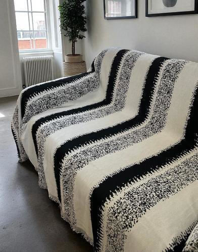 Linea Home Bengal Σετ Ριχτάρια 3τμχ Chenille Μαύρο LH2025595-1