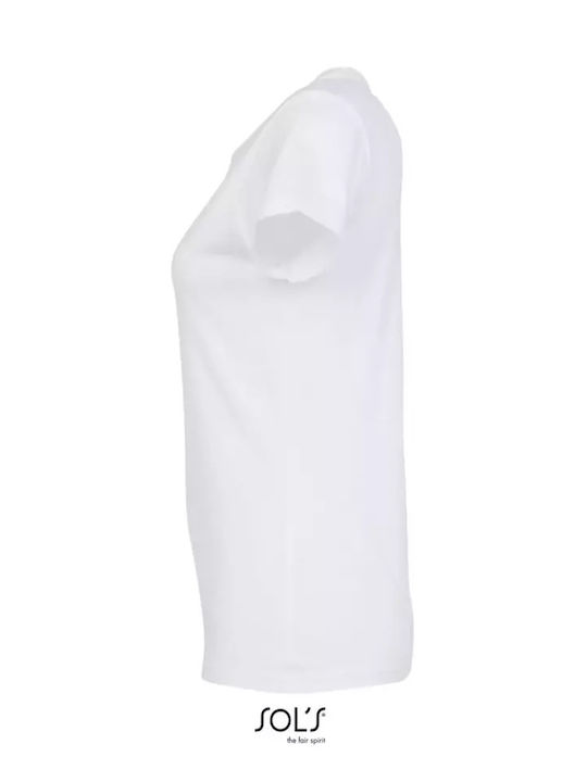 Sol's Imperial Γυναικείο Διαφημιστικό T-shirt Κοντομάνικο White