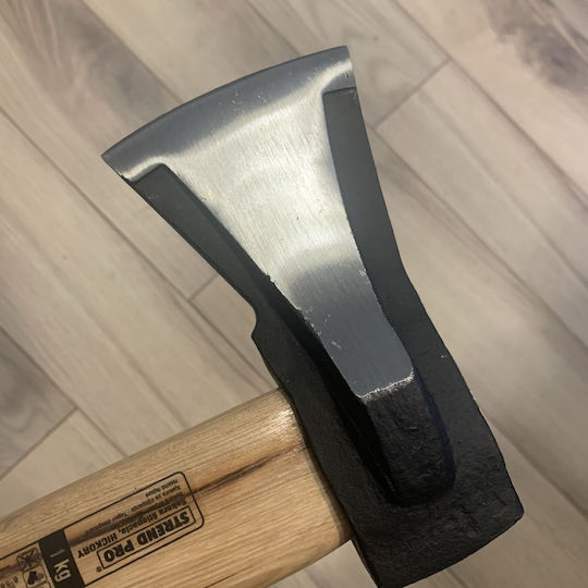 Strend Pro 236181 Topor De Împărțit Lung De 43cm Și Greutate De 1kg Cu Mâner Din Lemn