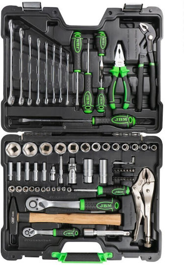 JBM Set Ratchet 1\2" & 1\4" 72pcs