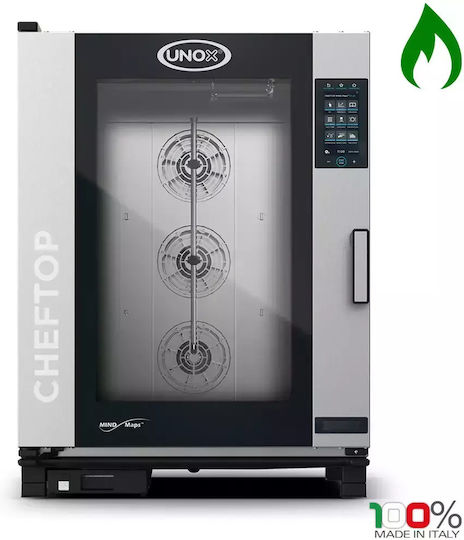 Unox ChefTop XEVC Φούρνος Υγραερίου με Ατμό 35kW 1021-GPRM