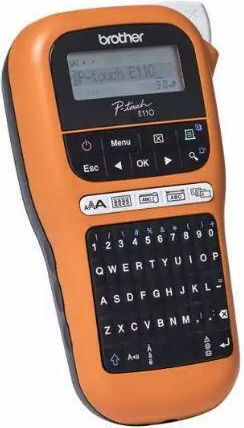 Brother P-touch Ηλεκτρονικός Ετικετογράφος Χειρός σε Πορτοκαλί Χρώμα