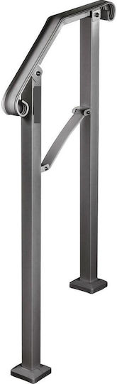 Wrought Iron Railing 2-3 Steps Vivatechnix Archie Length 71 Cm Height 97.8 Cm