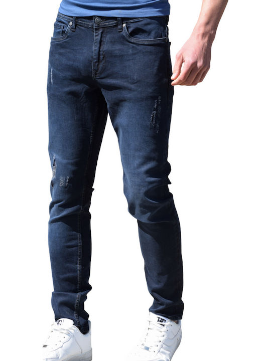Men's Jeans Pants Cargo Blue