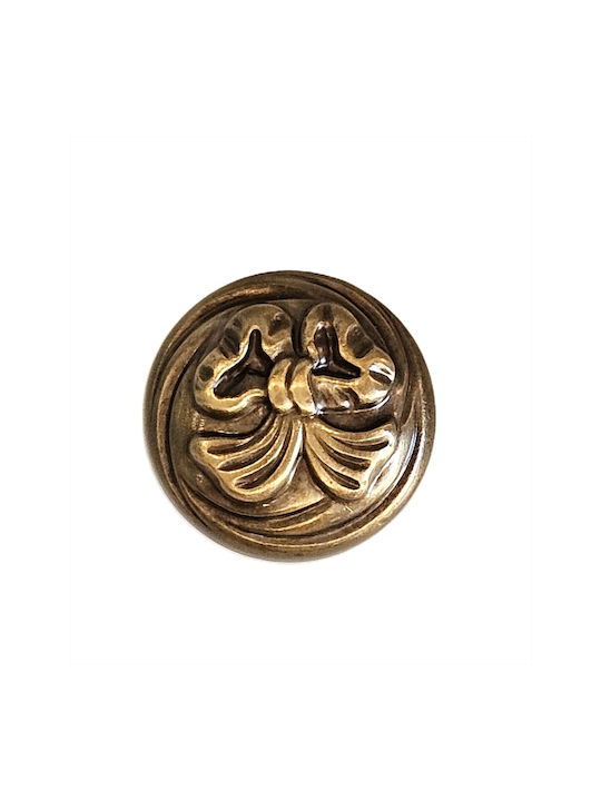 La Belle Maison Knob Furniture made of Metallic Oxyde D30mm Π9902-30 1pcs