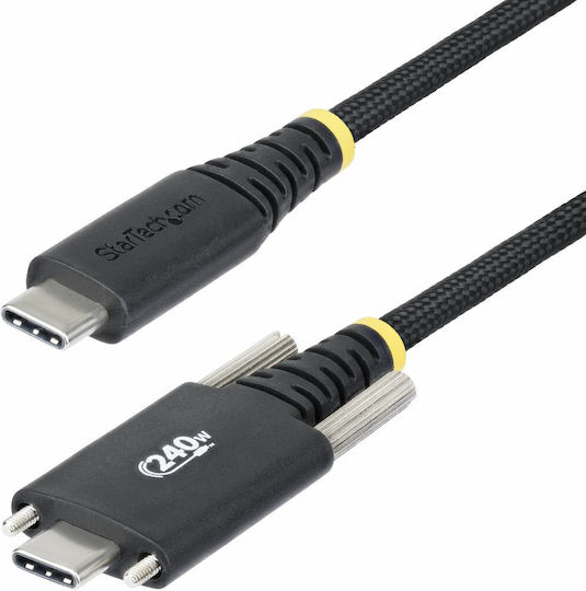 StarTech Regular USB to Type-C Cable 5A Μαύρο 2m S77213976