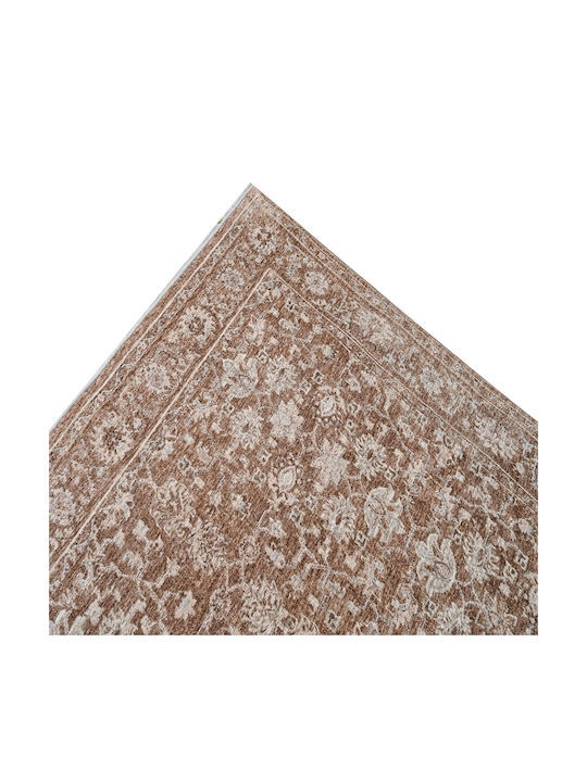 Polcarpet Lyra Covor Rectangular cu franjuri Maro