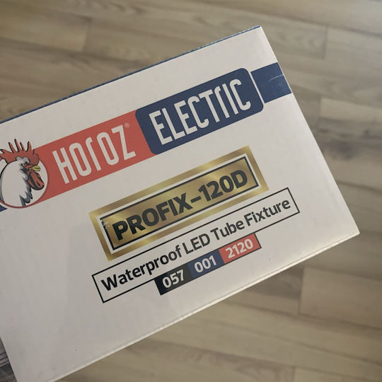Horoz Electric Lighting Batten Outdoor with 2 Slots for Fluorescent Lamps 120cm