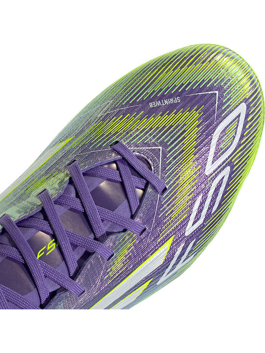 adidas F50 PRO Футболни Обувки с Бутони Лилав