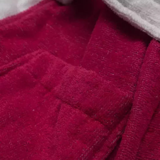 Kinder Strandponcho Serafino Für Mädchen Pool Fuchsie