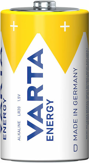 Varta Energy Αλκαλικές Μπαταρίες D 1.5V 2τμχ