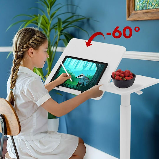 Maclean Energy MC-120 W Τραπεζάκι για Laptop Λευκό