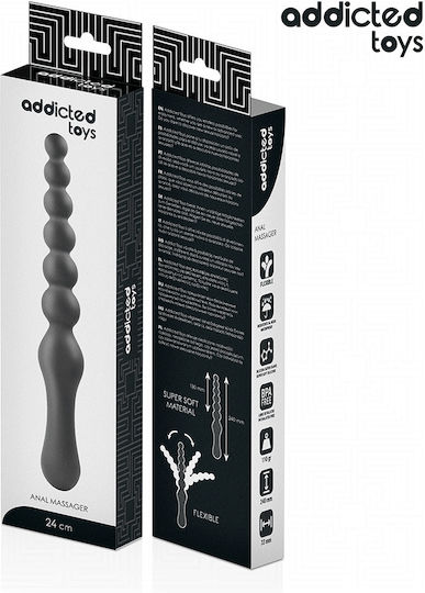 Addicted Toys Analdildo Mittel Schwarz