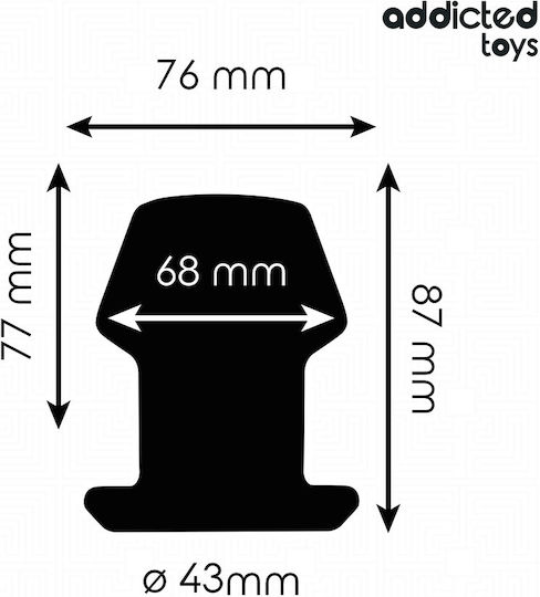 Addicted Toys Hollow Anal Plug Mittel