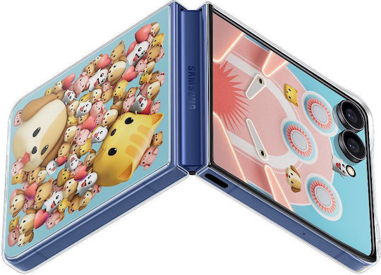 Samsung Книга Силикон Прозрачен (Galaxy Z Flip7)