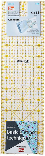 Tailor's Ruler Patchwork Graphic Design 4 X 14 Inch Prym 611477