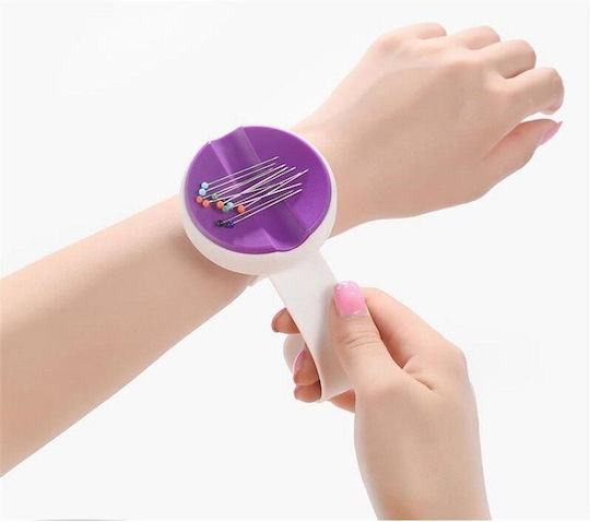 Flexible Bracelet Magnetic Pillow Babysnap Pins In Violet Color