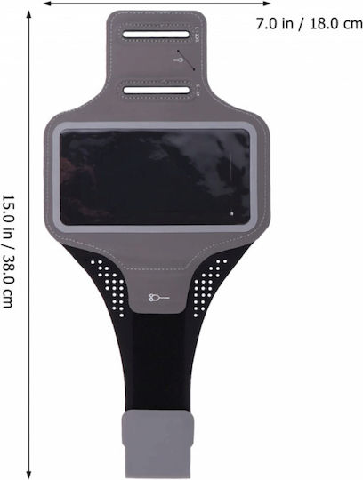 Armband Waterproof Case 6.9’’ Black Grey