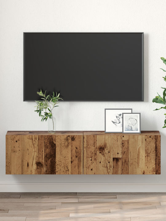 Living Room TV Unit Old Wood L60xW30xH30cm