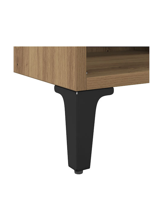 Living Room TV Unit Brown Wood L69.5xW30xH50cm