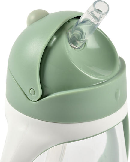 Beaba Educational Sippy Cup Plastic with Handles Green for 8m+m+ 300ml