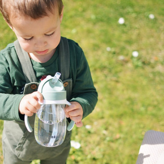 Beaba Educational Sippy Cup Plastic with Handles Green for 8m+m+ 300ml