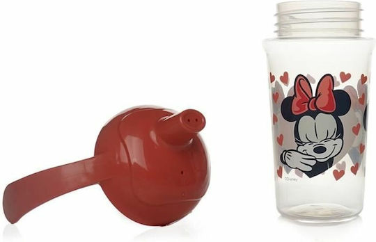 Thermobaby Minnie Mouse Heart Full Baby Sippy Cup Plastic with Handles Multicolour