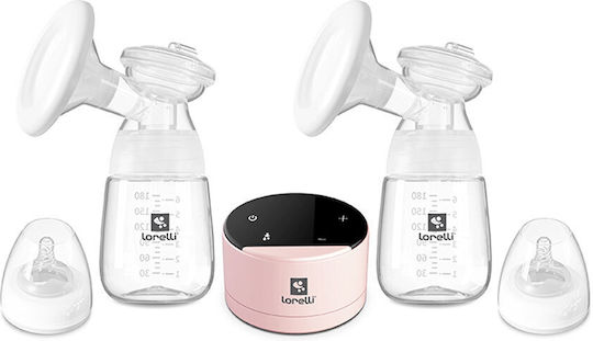 Lorelli Electric Double Breast Pump Daily Comfort Double Electric BPA Free Pink 180ml