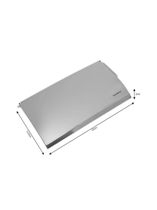 Klausberg Papierhandtuchhalter Silber 25x13.5cm KB-7088