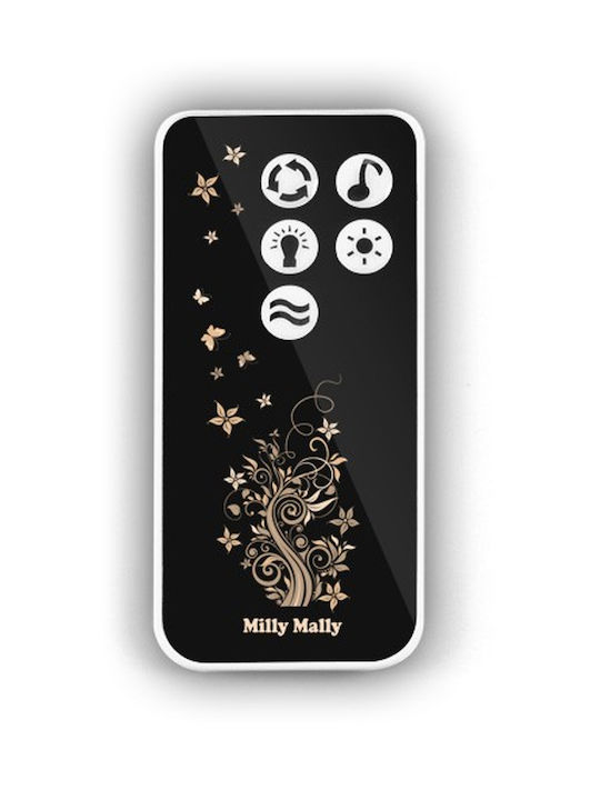 Milly Mally Λίκνο με Στρώμα και Ρόδες Καφέ