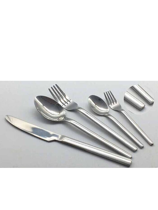 Homestyle Desert / Ice Cream Stainless Steel Silver 02413 6 Pieces