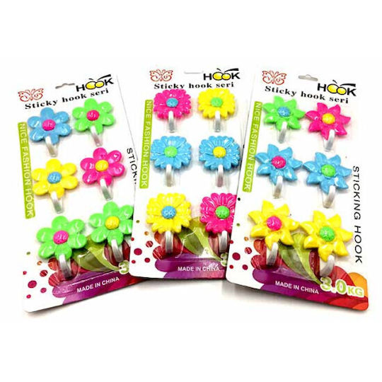 HOMie 04576 Cremăstrașuri 2 Locuri cu autocolant Plastice Multicolore 6buc